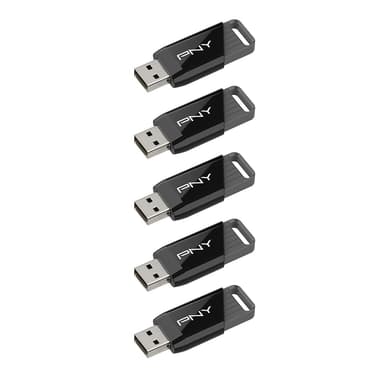 Lot de 5 clés USB PNY Attaché X - 32Go, USB 3.2, 130Mo/s - Amazon