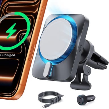 Chargeur de Voiture ESR Magsafe avec CryoBoost - 15W (Vendeur tiers) - Amazon