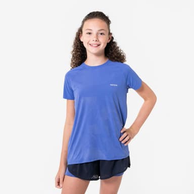 T-shirt running enfant Kiprun Run 900 - De 7 à 15 ans, Light violet - Decathlon