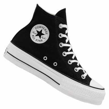 Chaussures Converse Chuck Taylor All Star Lift Hi - Noir, Tailles du 44,5 au 48 (Blanc à 24,99€) - Sport Outlet