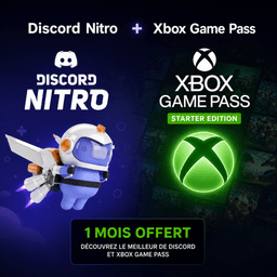 [Anciens et nouveaux utilisateurs] 1 mois d'abonnement gratuit à Discord Nitro + Xbox Game Pass Starter Edition