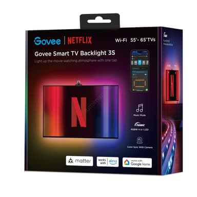 Rétroéclairage Govee TV 3S - TV de 55" à 65" - Lidl