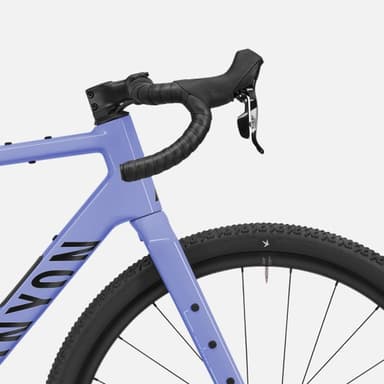 Vélo Gravel Canyon Grizl CF 6 (avec marquage bicycode) - Tailles M à 2XL, gris ou bleu - Canyon