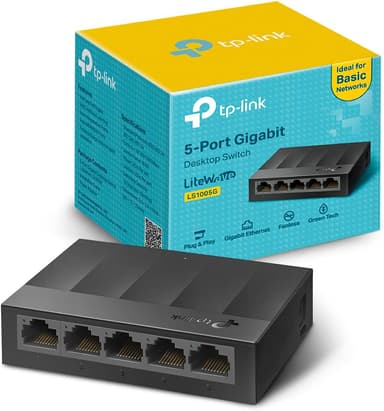 Switch TP-Link 5-Port Gigabit LS1005G - Action