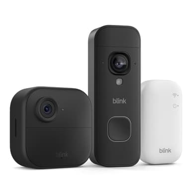 Caméra de surveillance connectée HD sans fil Blink Outdoor 4 + Blink Sonnette vidéo sans fil, 2K+ - Amazon