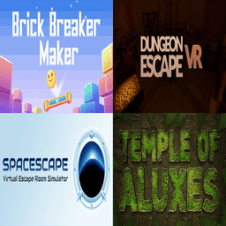 Brick Breaker Maker, Dungeon Escape VR, Spacescape et Temple of Aluxes deviennent free-to-play sur PC (Dématérialisé)