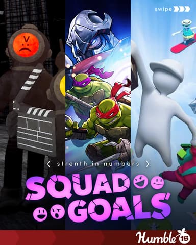 Squad Goals bundle: 10 jeux PC dont TMNT Splintered Fate + Metalhead DLC, PlateUp!, KeyWe, Phogs!, Human Fall Flat (dématérialisé - Steam) - Humble Bundle