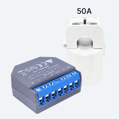 Compteur électrique Wi-Fi Shelly EM + pince ampèremétrique 50A Clamp - Shelly