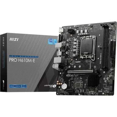 Carte mère MSI Pro H610M-E DDR5, PCIe4, LGA 1700 - Amazon