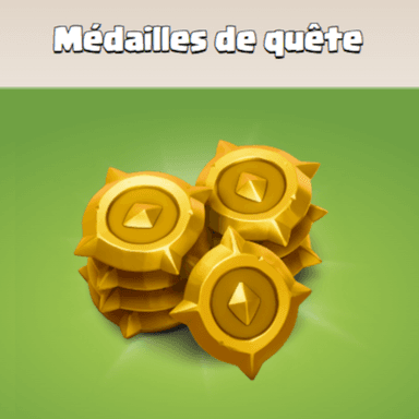 100 Medailles de Quête offertes sur Clash Of Clans (Dématérialisé) - Supercell