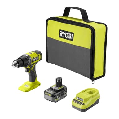 Perceuse à percussion 18 V Ryobi Rpd18-1c40s, 52 Nm + 1 batterie 4Ah - Leroy Merlin