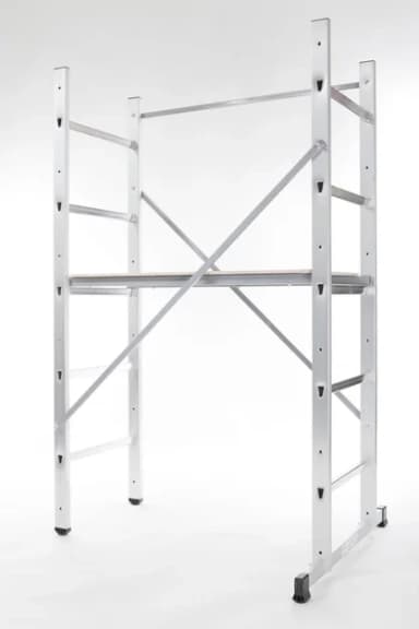 Echafaudage Aluminium Hobby - 3 Hauteur de Travail, 3m (sélection de magasin) - Weldom