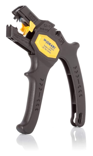 Pince à Dénuder Jokari Super 4 Plus - avec Coupe-Côté, Sections de Conducteur 0,2 à 6mm², Butée de Longueur Réglable de 5 à 15mm - Amazon
