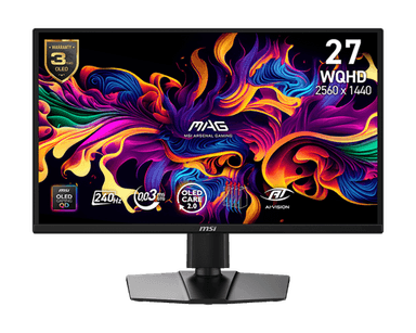 [Etudiants] Écran PC 27" MSI MAG 272QP QD-OLED X24 - QHD, 240 Hz, 0,03 ms, HDMI 2.1 - MSI