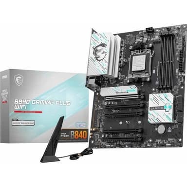 Carte mère MSI B840 Gaming Plus WIFI AMD - Socket AM5, DDR5 ATX, WiFi 7 M.2 RAID - PcComponentes
