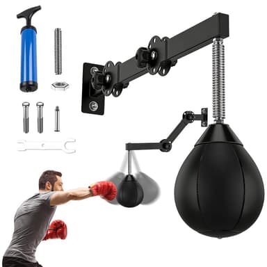 Table de punching ball Zinueen - Pour montage mural - Avec suspension - Sac de frappe suspendu avec ressorts (Vendeur tiers) - Amazon