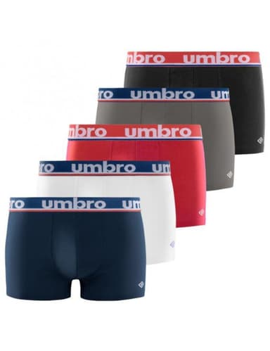 Lot de 5 boxers homme Umbro 100% coton - Amazon