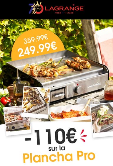 Plancha Pro Lagrange - Lagrange