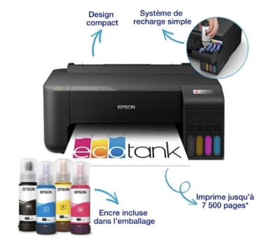 Imprimante Epson ecotank ET-1810 (via 30€ sur la carte fidélité) - Carrefour