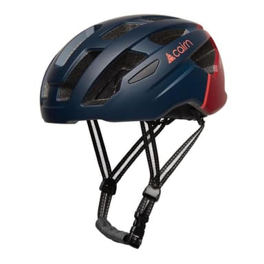 Casque velo Marine/Rouge Mixte Cairn Prism II du S au L - Espace Des Marques