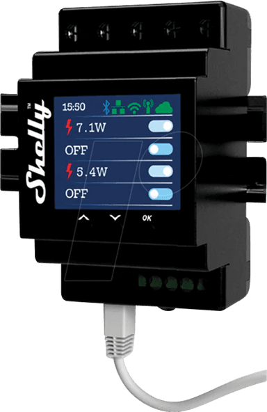 Commutateur intelligent 4 voies Shelly Pro 4PM - - Reichelt Elektronik