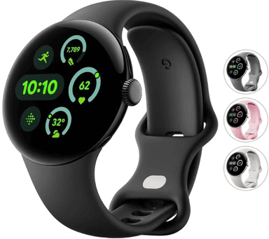 Montre Connectée Google Pixel Watch 3 - 41mm, LTE, Obsidian - IBOOD