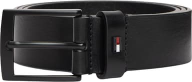 Ceinture Tommy Hilfiger 100% Cuir 3.5 cm - Noir (taille 95) - Amazon