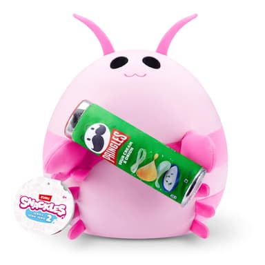 Peluche Squishy Snackles - Series 2, Pink Shrimp ou Poulet (Tabasco), 35cm - Amazon