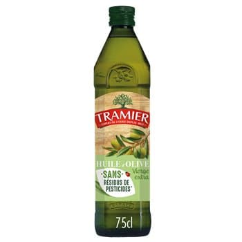 Lot de 2 bouteilles d'Huile d'Olive Tramier Vierge Extra Sans Pesticides - 75cl - Leclerc Drive