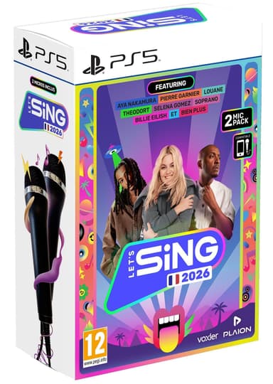 Let's Sing 2026 - 2 Mic Pack sur Nintendo Switch, PS5 et Xbox Series X (Sélection de magasin) - Micromania Zing