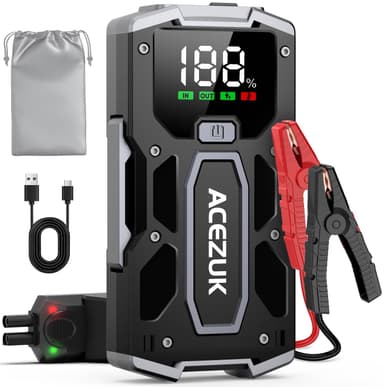 Booster Batterie Voiture Acezuk M01 - 7000A, Démarreur de Voiture Portable (Via Remise Panier - Vendeur Tiers) - Amazon
