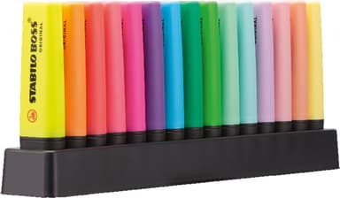Lot de 15 Surligneurs Stabilo Boss Original - Amazon