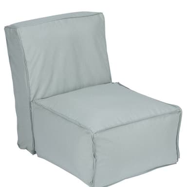 Fauteuil gonflable modulable Burbuja - déperlant, déhoussable, 60xP80xH70cm, Vert - GiFi