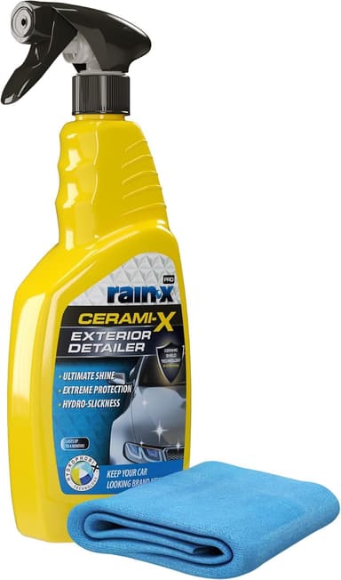 Spray Rain-X Cerami-X Detailer - 750ml + Chiffon Microfibre Auto - Amazon