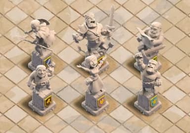 Statue décoratif Gratuite sur Clash of Clans - Supercell