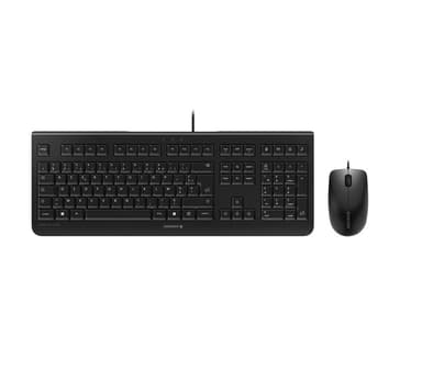 Ensemble Clavier Azerty et Souris filaire Cherry DC 2000 - Noir - Fnac