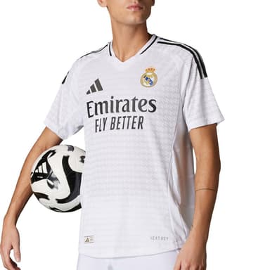 Maillot de football Real Madrid Blanc/Noir Homme Adidas 24/25 Version Player - Espace Des Marques