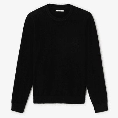Pull Col Rond Jules Jeux de Points Fantaisie - 100% Coton Bio, Noir, Kaki ou Bleu, Tailles du M au XXL - Jules