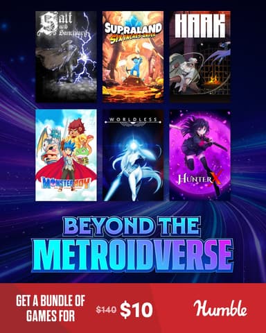 Beyond The Metroidverse bundle - 7 jeux PC dont Monster Boy And The Cursed Kingdom, Haak, Supraland Six Inches Under (dématérialisé - Steam) - Humble Bundle