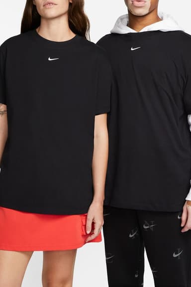 T-shirt Nike femme en coton - Noir taille S - Showroomprivé