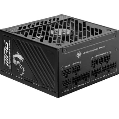 Alimentation PC MSI MPG A1000GS - 1000W, ATX 3.1, PCIe 5.1, 80 Plus Gold Modulaire - Grosbill