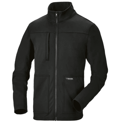 Veste homme Parkside - déperlante, doublure polaire, col montant, noir ou vert, tailles S à XL - Lidl