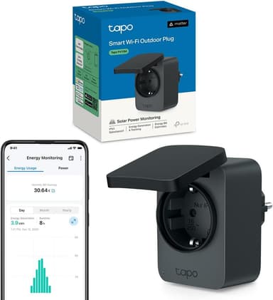 Prise Connectée Extérieure Tapo P410M - Wi-Fi, Compatible Alexa , Matter HomeKit, 16A, IP54 - Amazon