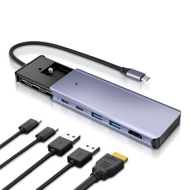 Station Hub USB-C avec boitier SSD NVMe (vendeur tiers) - Amazon