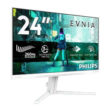 Écran PC 23,8" Philips Evnia - FHD 260Hz Fast IPS 107% SRGB (85.9% DCI-P3) HDR10 Compatible GSYNC - Amazon