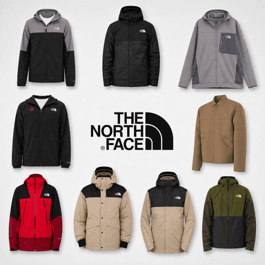 Sélection de vestes et manteaux The North Face en promotion - Ex : Veste noir et gris du S au 2XL - Veepee