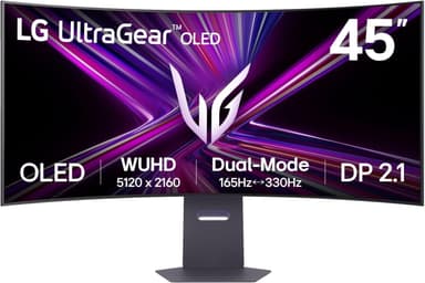 Ecran PC 45" LG Ultragear 45GX950A-B - OLED, 5K2K WUHD (5120 x 2160), 0,03ms 165Hz, DisplayHDR400 True Black - Amazon