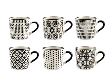 Set de 6 Tasses à Café en Stoneware - Amazon