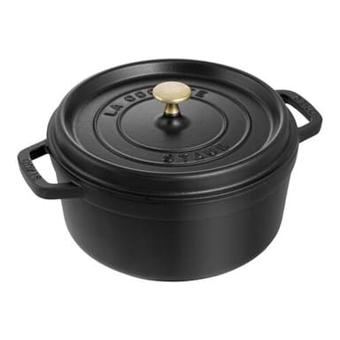 Cocotte en fonte Staub - 26cm, noir mat - Francis Batt