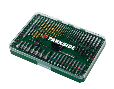 Set d’embouts, forets, douilles et scies cloches Parkside - 100 pièces - Lidl